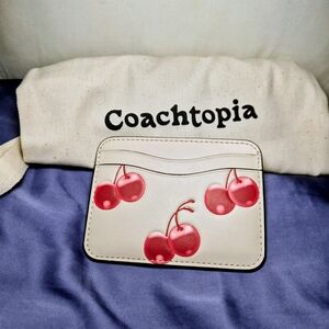 Coachtopia Cherry Card Holder
